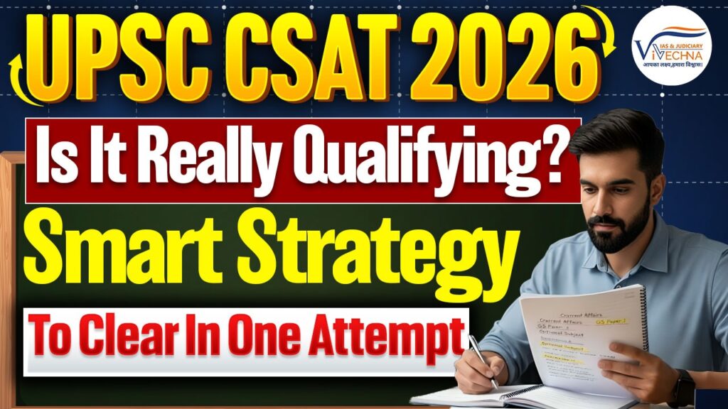UPSC CSAT Prelims 2026 Strategy and Study Plan