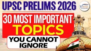 Important Topics for UPSC Prelims 2026 subject wise analysis