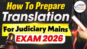 Translation for Judiciary Exams 2026 preparation strategy
