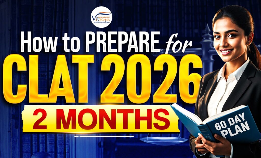 CLAT 2026 2 Month Preparation Plan