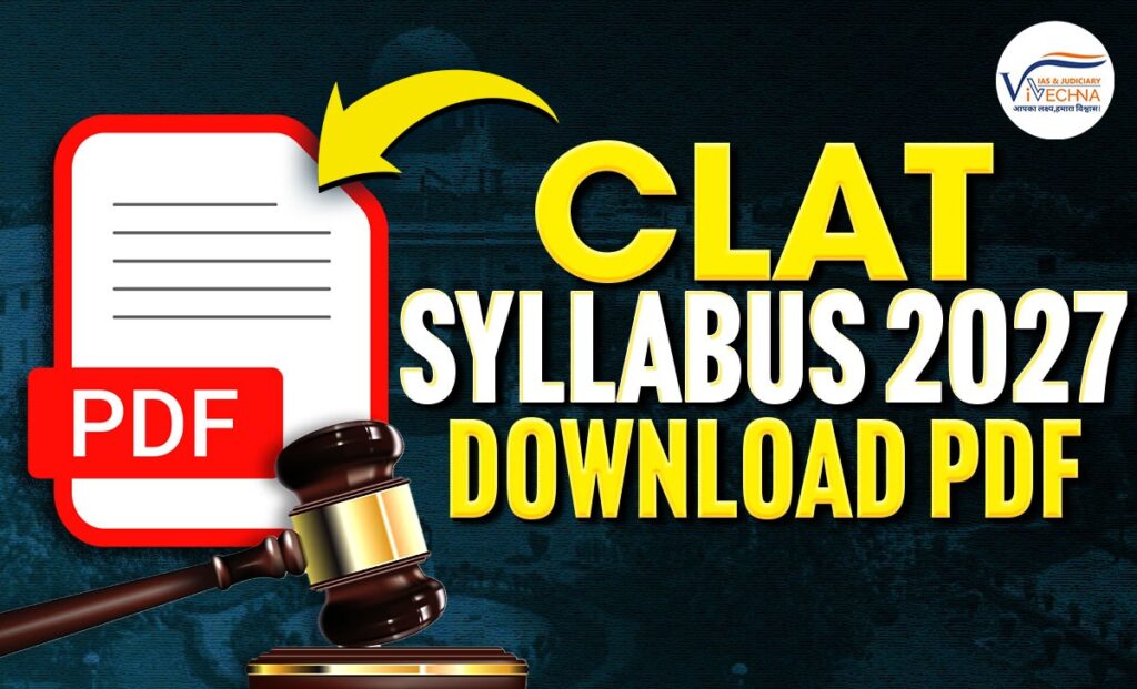 CLAT 2027 syllabus PDF download detailed section-wise guide