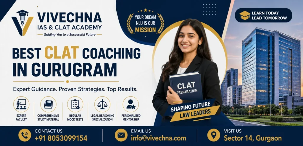 Best CLAT Coaching in Gurugram 2026