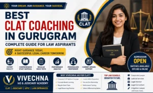 Best CLAT Coaching in Gurugram – Complete Guide for Law Aspirants by Vivechna IAS & Judiciary Academy