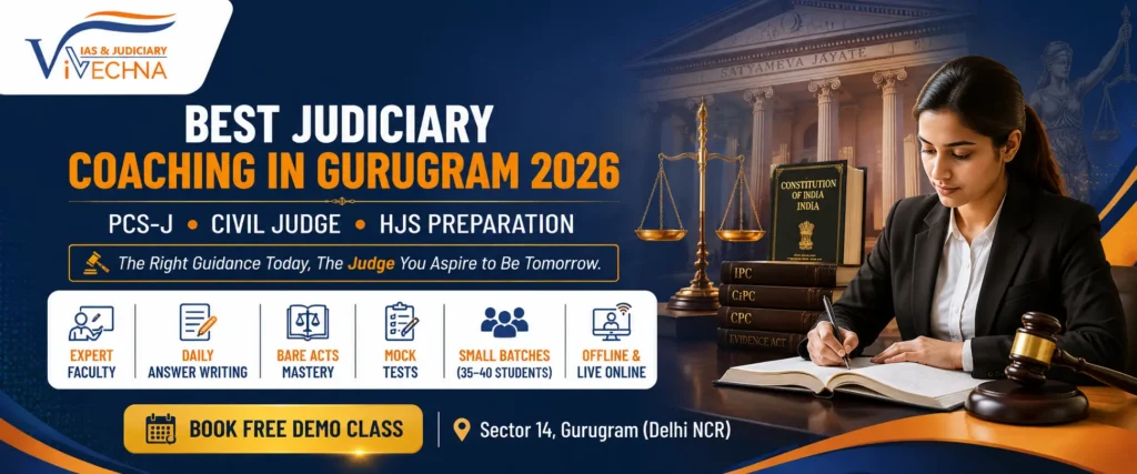 Best Judiciary Coaching in Gurugram 2026: Complete Guide for PCS-J & Civil Judge Aspirants