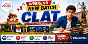 CLAT Weekend Batch 2026 at Vivechna IAS & Judiciary Academy