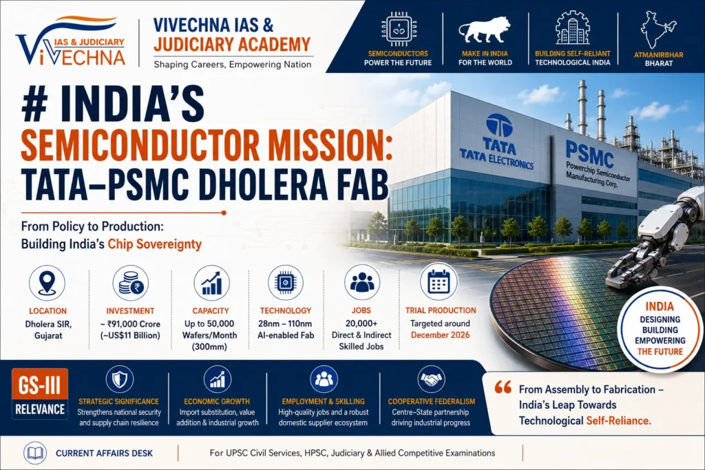 Indias Semiconductor Mission Tata PSMC Dholera Fab & GS III Relevance