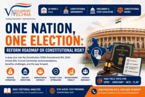 One Nation One Election (ONOE) for UPSC GS Paper 2 – Constitutional Amendment and Election Reforms