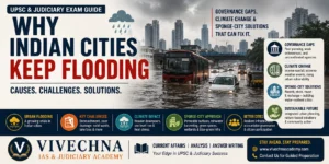 Urban Flooding in India Causes, Consequences and Solutions A UPSC & Judiciary Exam Guide