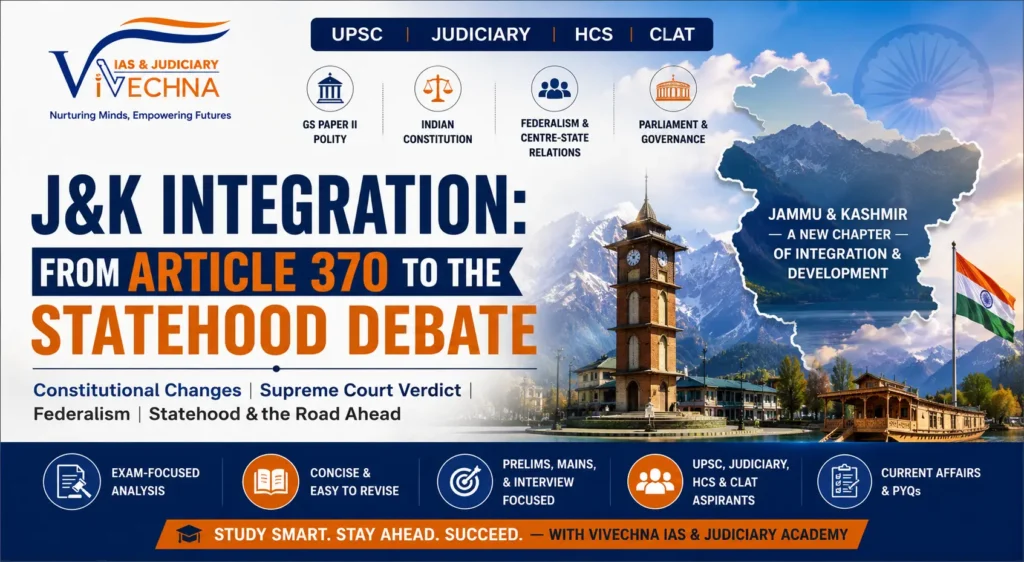 Article 370 & J&K Statehood Debate 2026 UPSC Notes