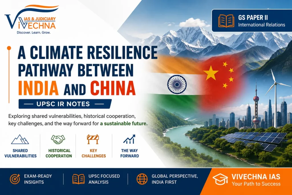 India-China Climate Cooperation Climate Diplomacy & UPSC Notes