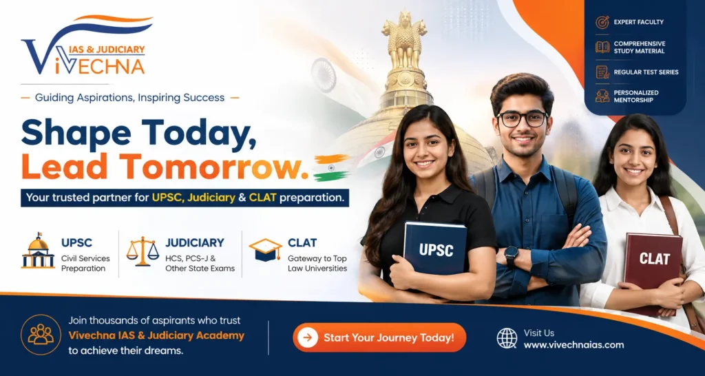 UPSC Current Affairs August 2026 Judiciary & CLAT Notes